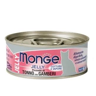 Monge Natural in Jelly (tonno con gamberetti)