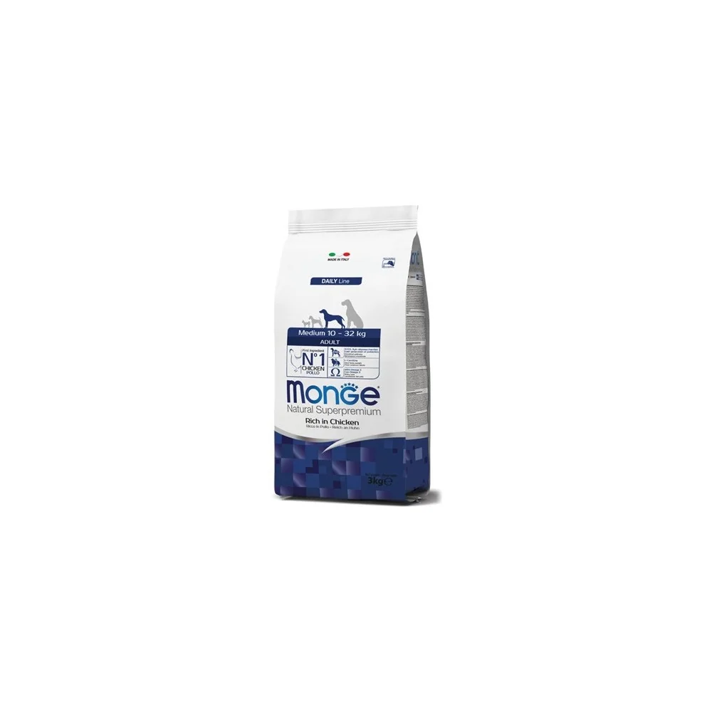 MongeMonge Natural Superpremium Medium Adult (pollo)