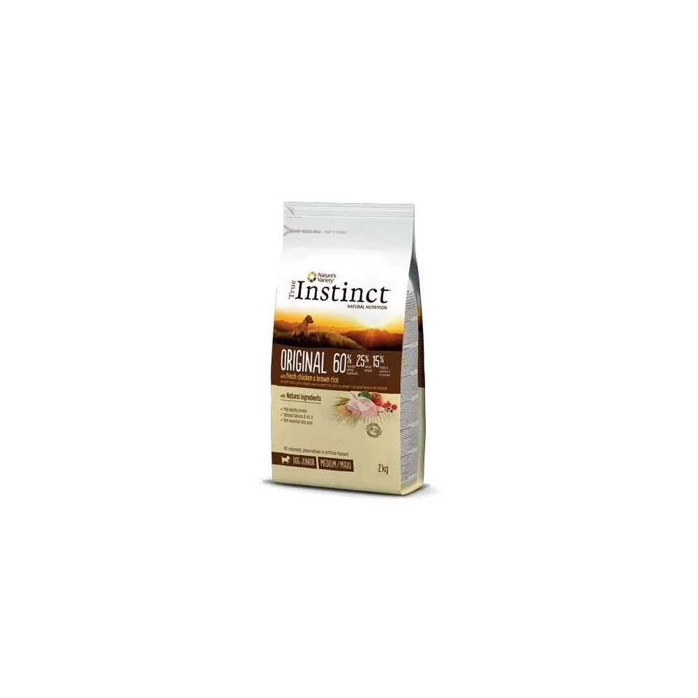 True InstinctTrue Instinct Dog Original medium/maxi junior (pollo e riso integrale)