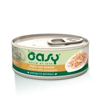 Oasy per gatti al pollo con ananas