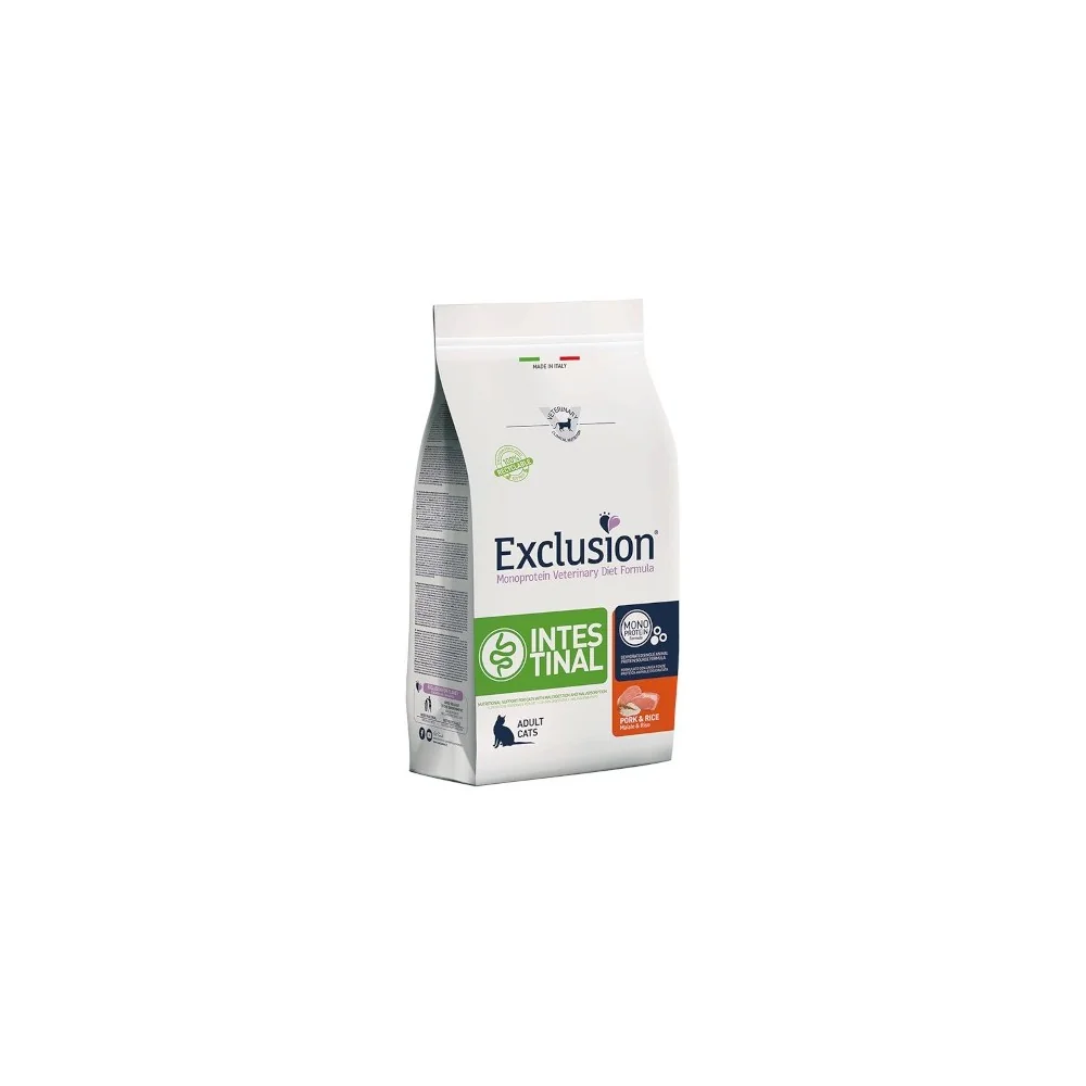 ExclusionExclusion Diet Cat Intestinal maiale e riso