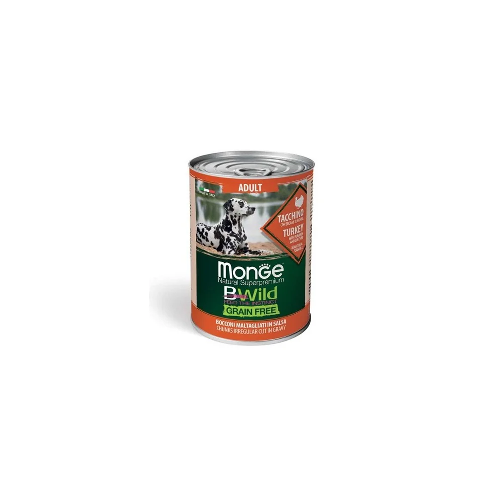 MongeMonge BWild Grain Free bocconi di tacchino