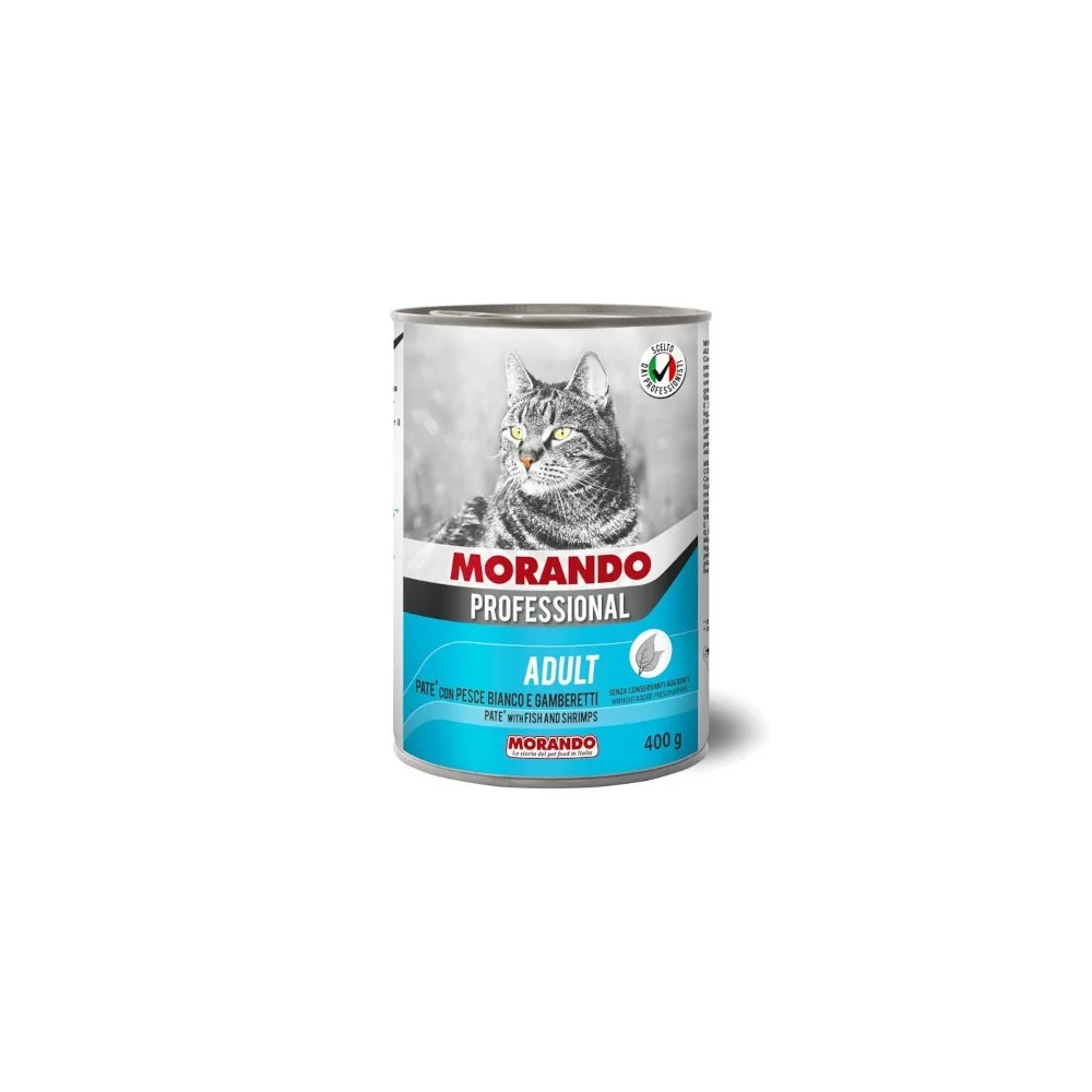 MorandoMorando Professional Adult Cat Paté (pesce e gamberetti)