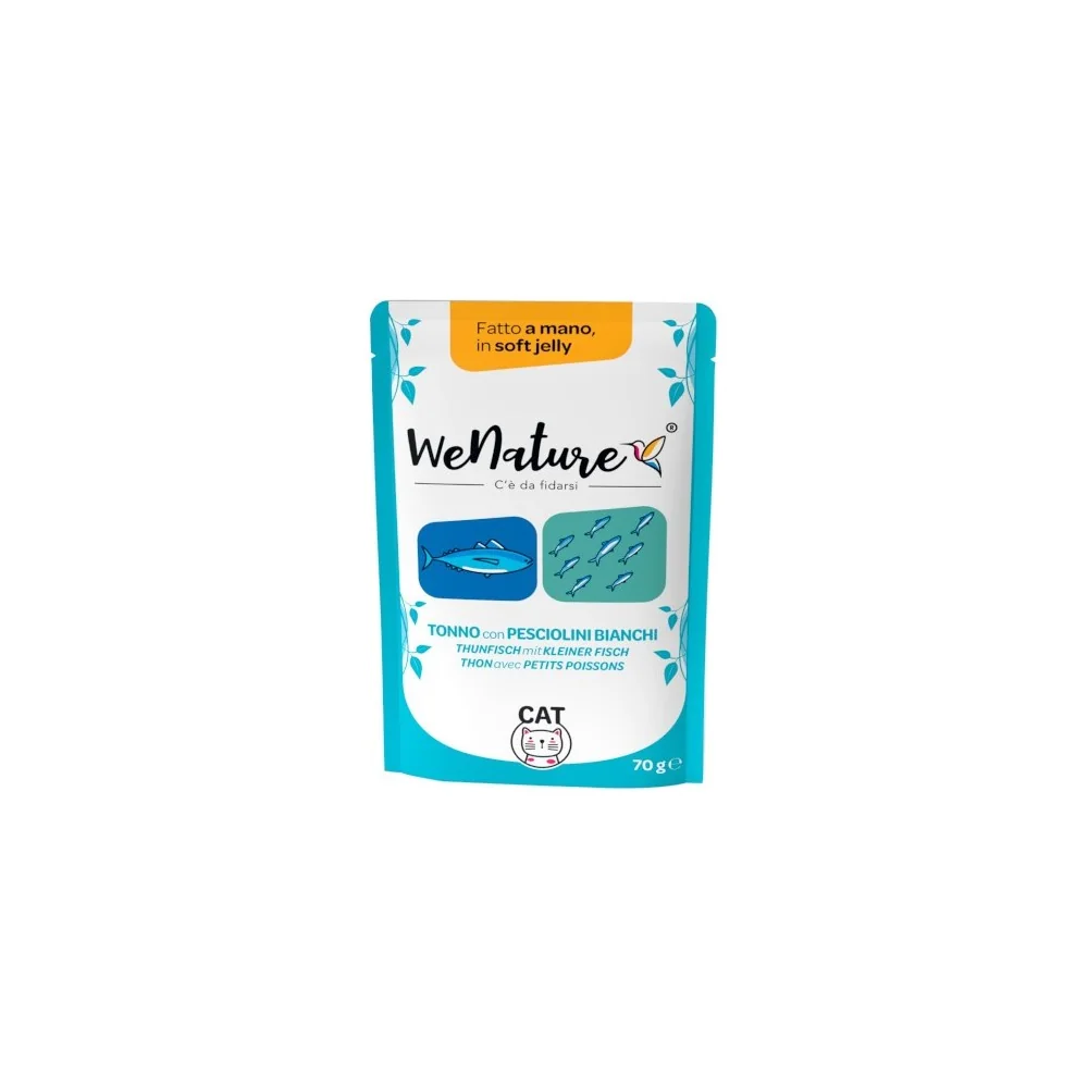 WeNatureWeNature Tonno con Pesciolini bianchi in bustina in jelly