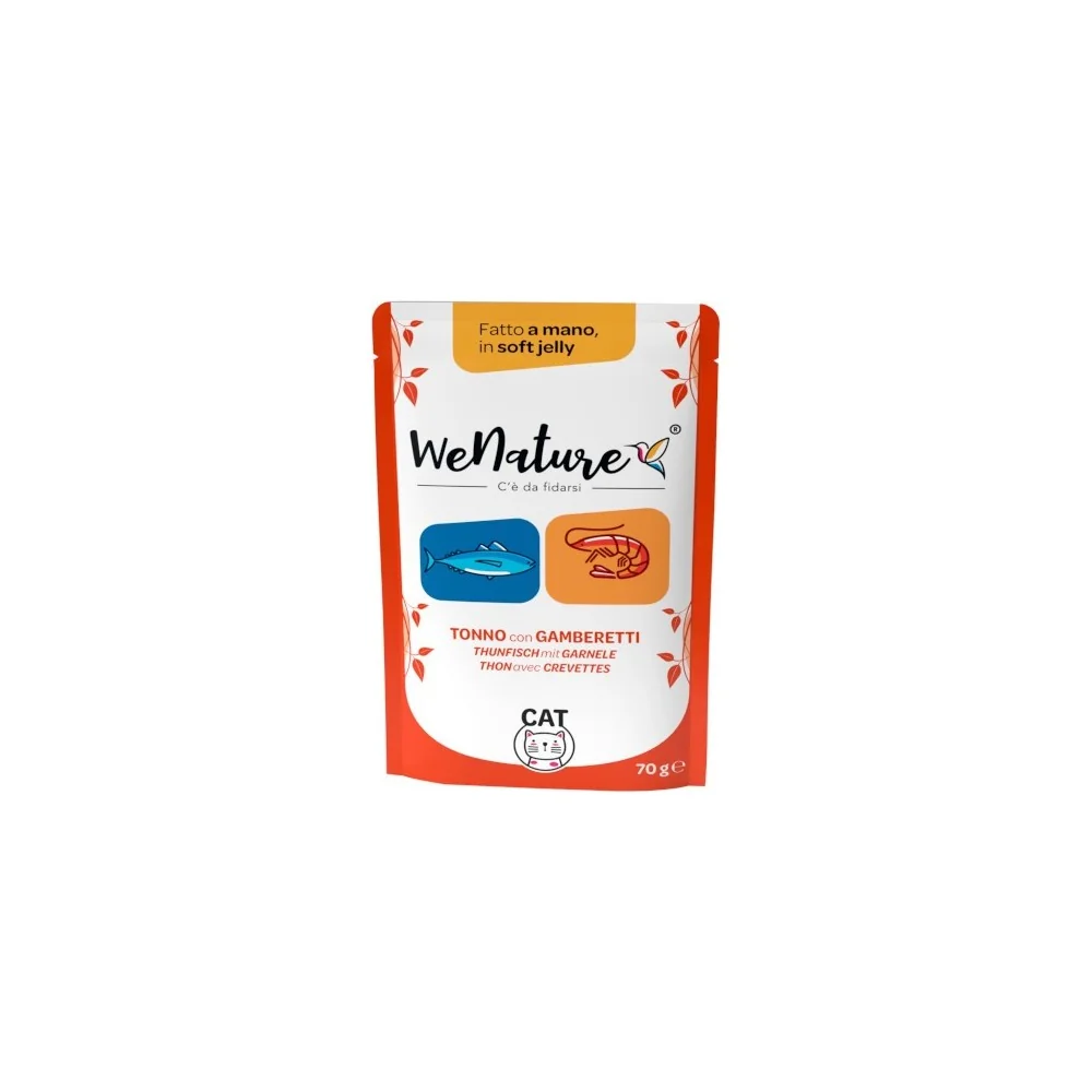 WeNatureWeNature Tonno con Gamberetti in bustina in jelly