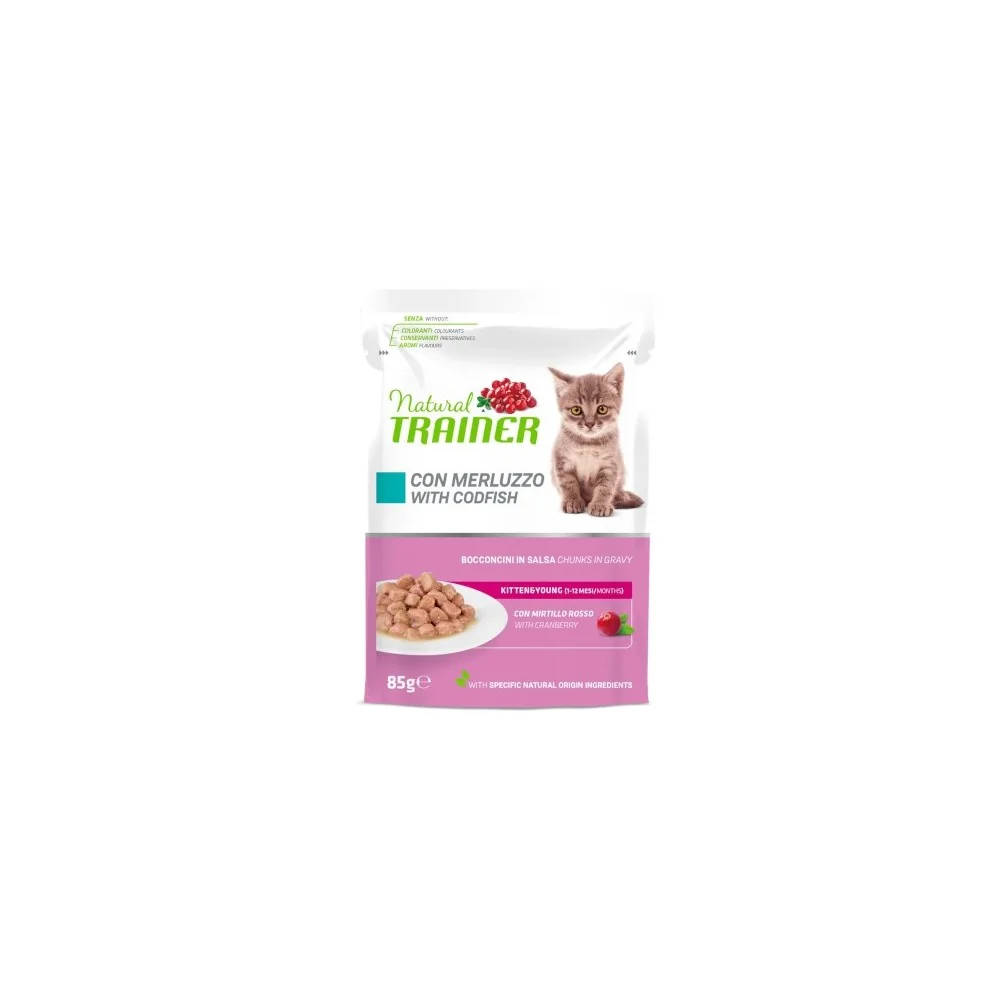 Natural TrainerNatural Trainer Kitten and Young bocconcini in salsa con merluzzo