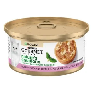 Purina Nature's Creations tonnetto in gelée e pesce bianco