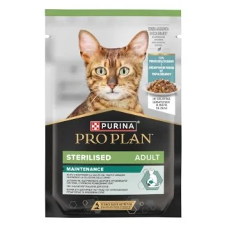 Purina Pro Plan Sterilised (pesce dell'oceano in gelatina)