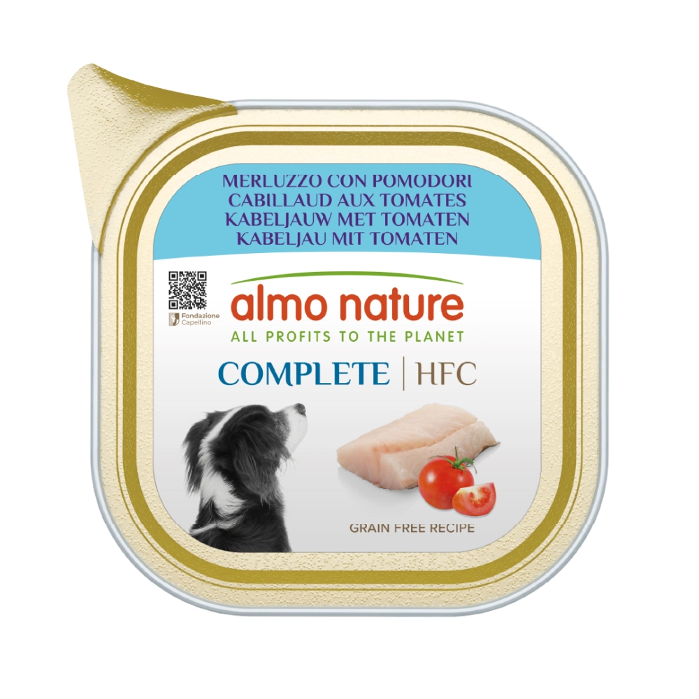 Almo NatureAlmo Nature HFC Complete per cani (merluzzo con pomorodi)