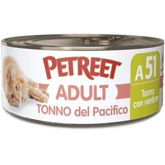 Petreet A51 Adult Tonno del pacifico (Tonno con Verdure)