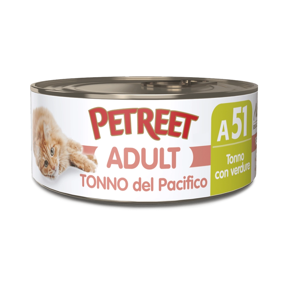 PetreetPetreet A51 Adult Tonno del pacifico (Tonno con Verdure)